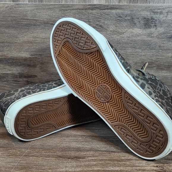 Huf Hupper Shoes High Top Olive Green Shell Shock Skate Sneakers Mens Sz 8.5 - Picture 9 of 11